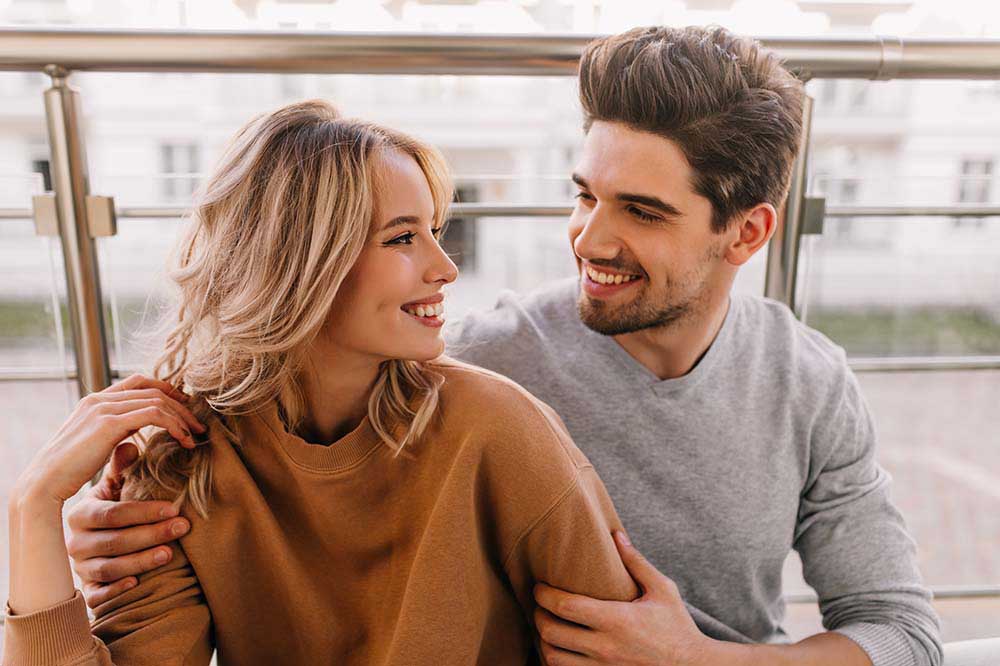 romantic couple in Los Angeles